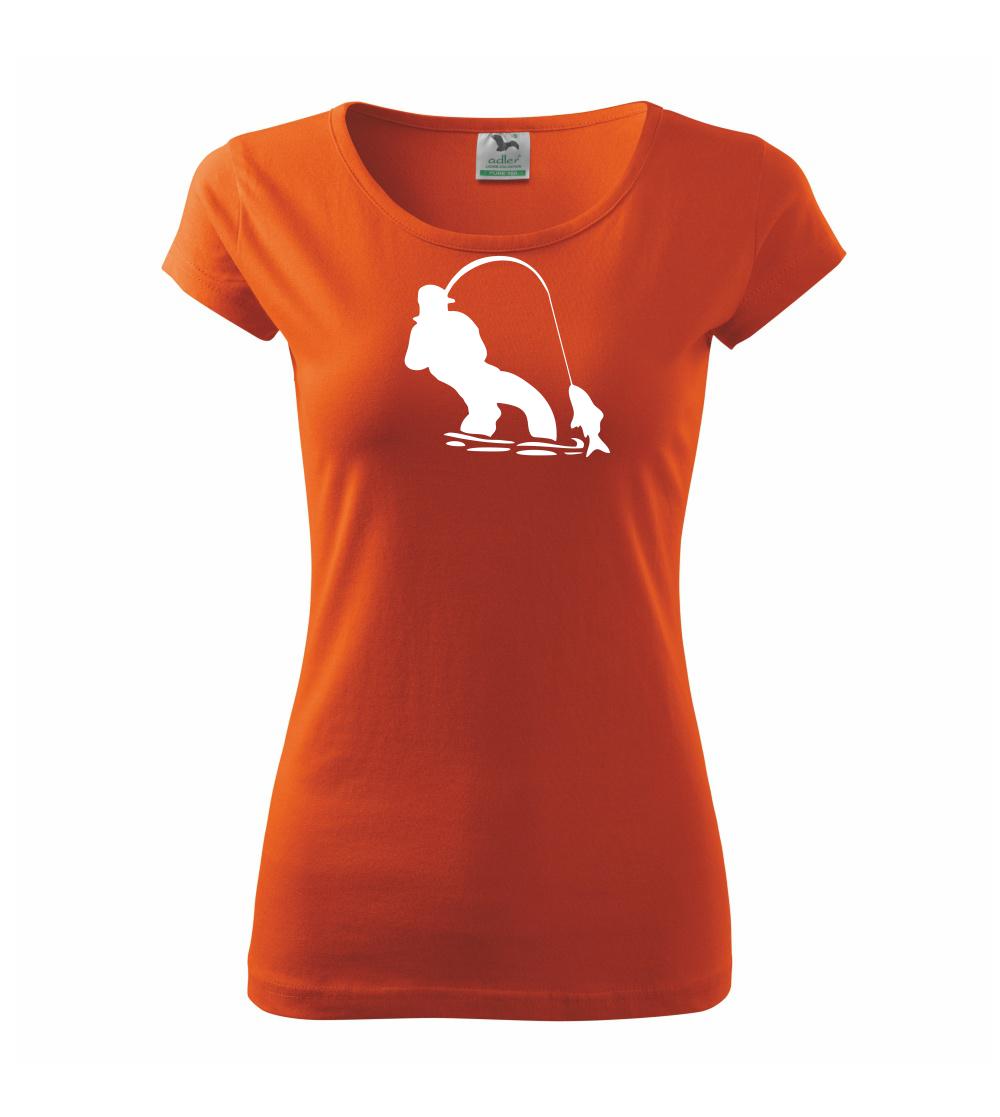 Rybár ťahajúce rybu Rybár ťahajúce rybu