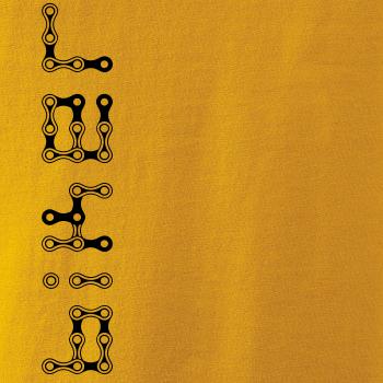 Biker nápis na výšku reťaz