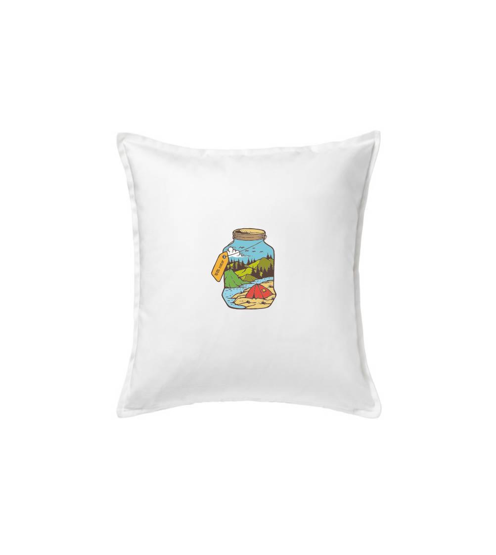 Trička na kempovanie - 100 percent natur - Vankúš 50x50