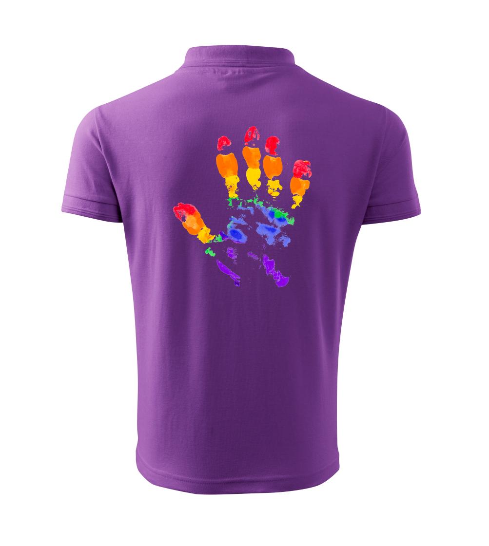 LGBT hand print LGBT hand print