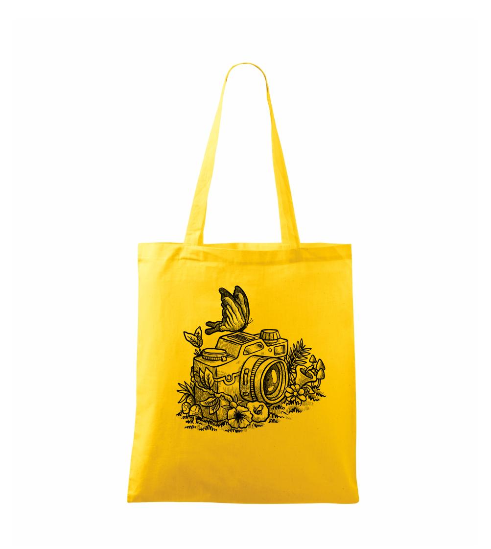 Foťák kreslený motýľ