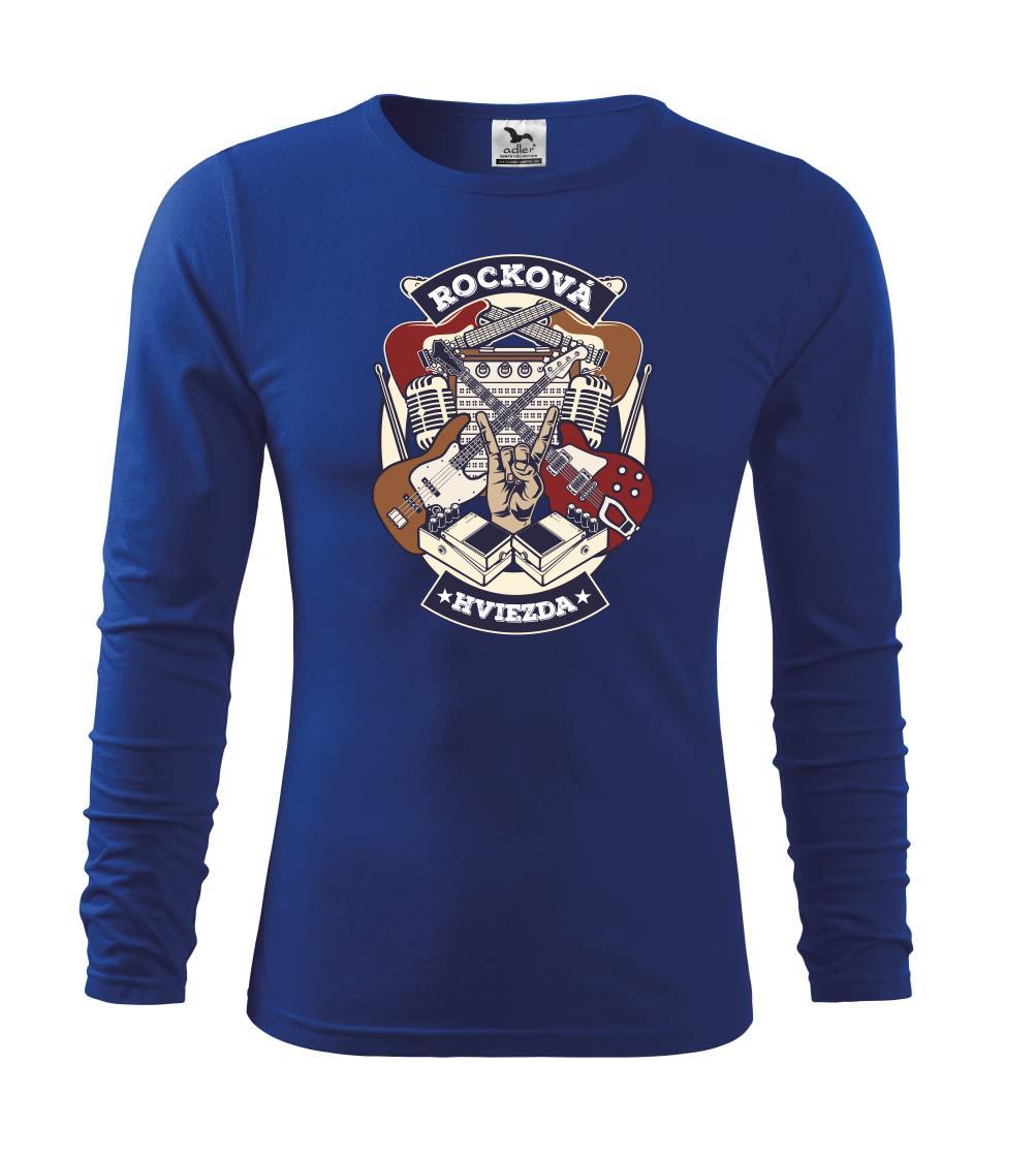 Hudobné tričká - Rocková hviezda SK - Tričko detské Long Sleeve