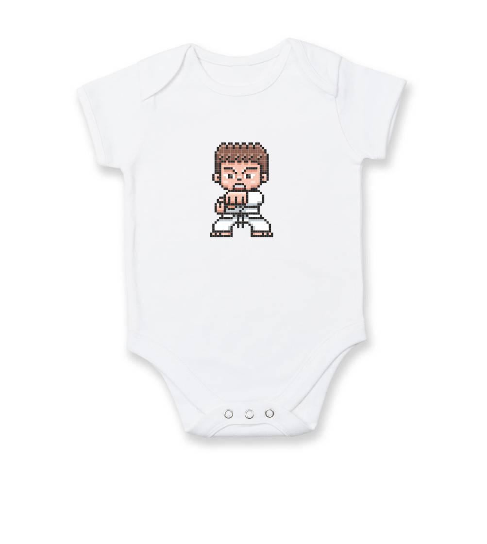Tričká Karate - Karate pixel - Body dojčenské s krátkym rukávom