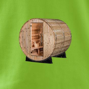 Vonkajšia sauna z boku