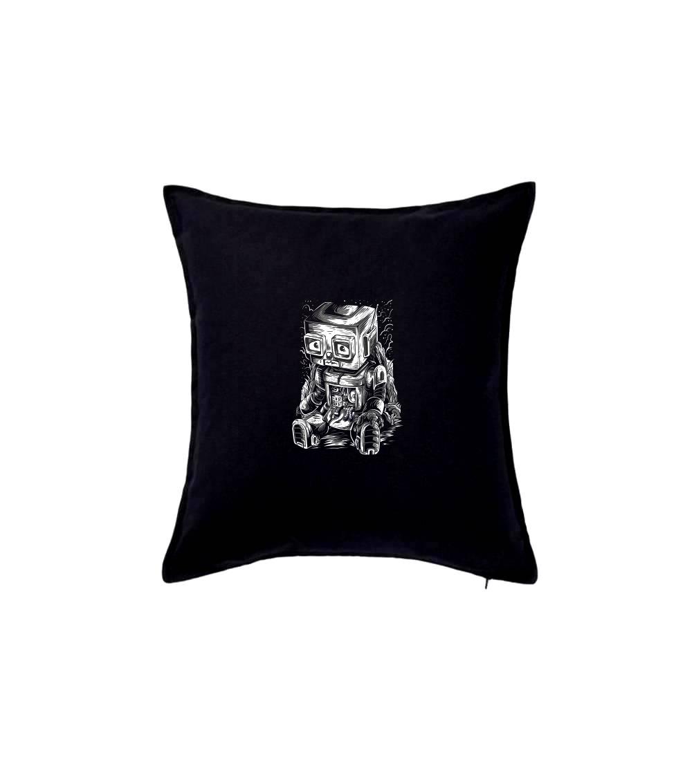 Grafické tričká - Smutný robot - Vankúš 50x50