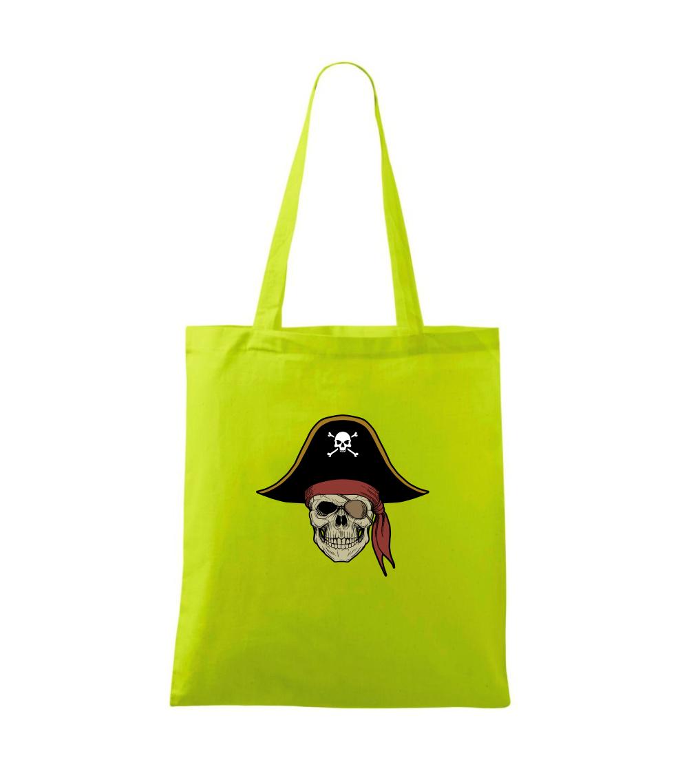  Pirátska lebka s klobúkom