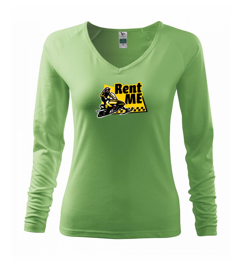 Lyže a Snowboard - Skúter Rent me - Tričko dámske Elegance