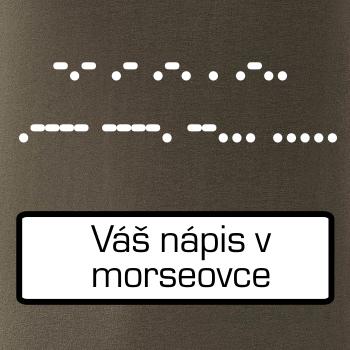Morzeovka - váš nápis