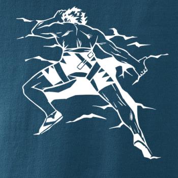 Climbing man
