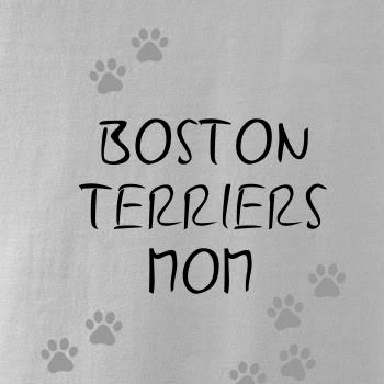 Boston Teriers mom Bostonský teriér (reflexné  tlapky)