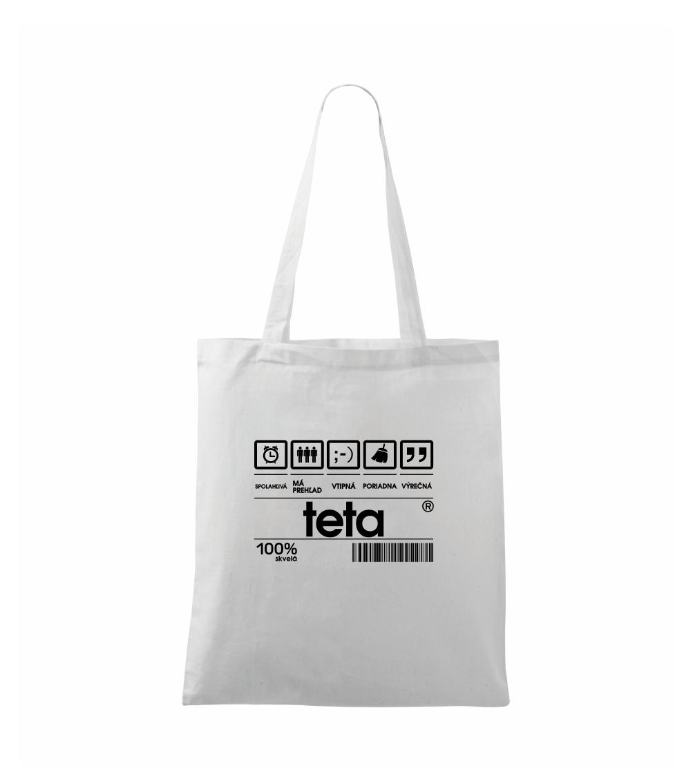 Čiarový kód - teta