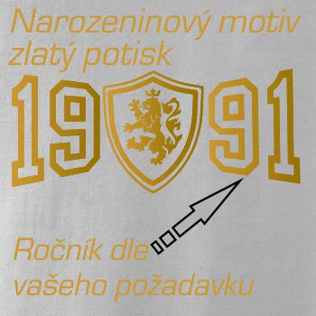 Narodeninový motív - znak - zlatá potlač