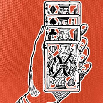 Poker ruka s kartami