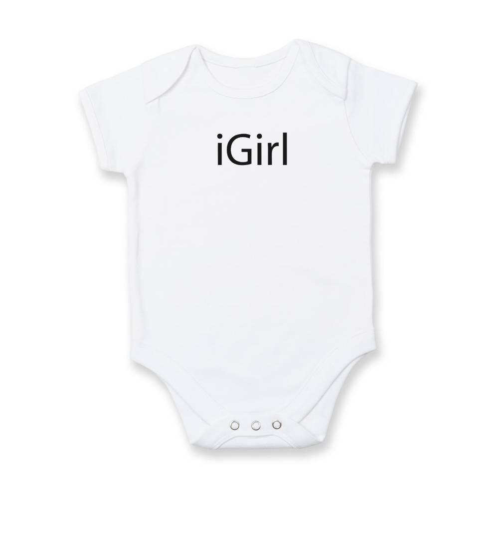 Tričká pre ajťákov - iGirl - Body dojčenské s krátkym rukávom