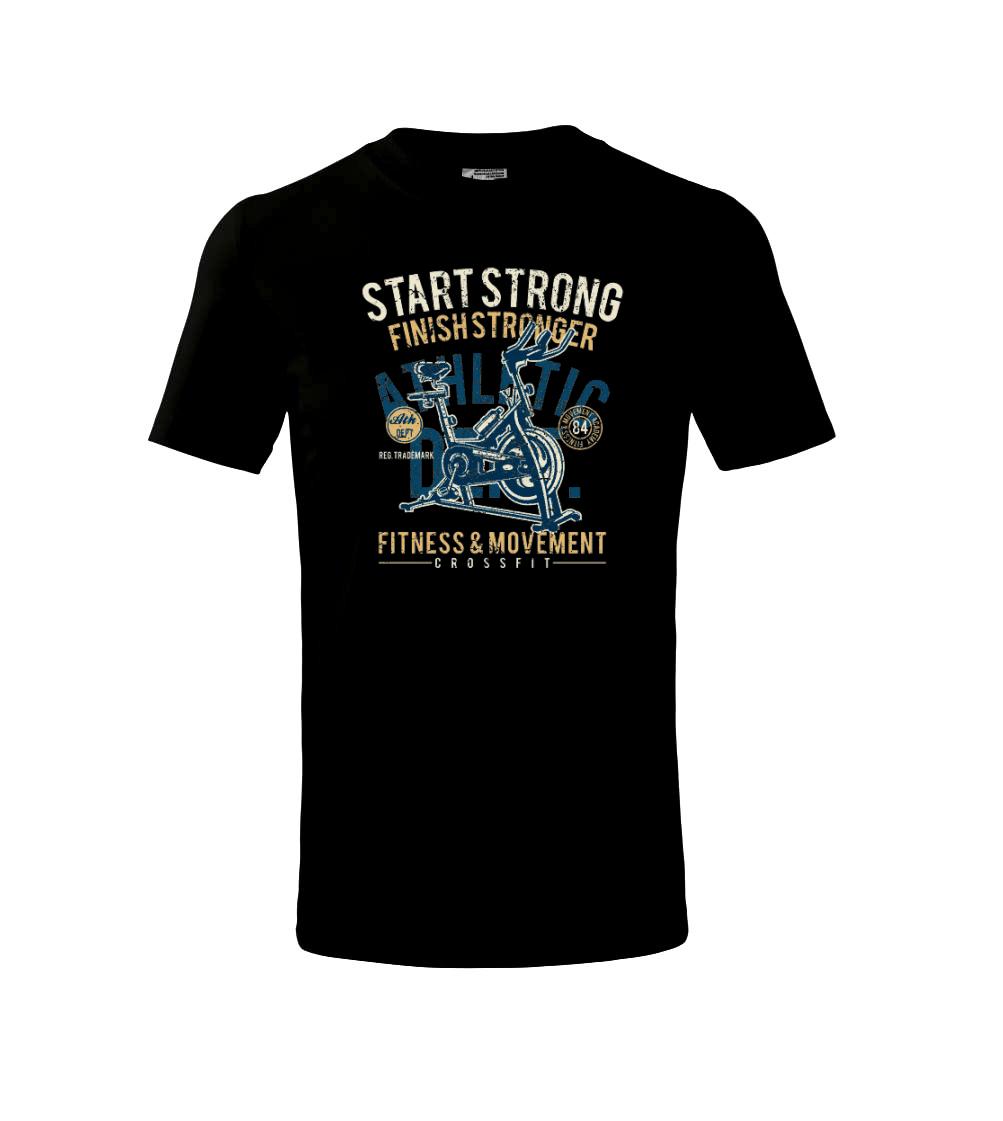 Posilňovani - Start Strong - Tričko detské bavlnené