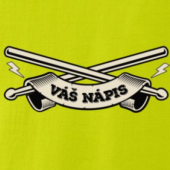 Rock paličky vlastní nápis