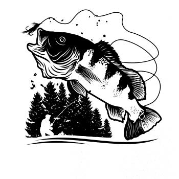 Rybár na brehu rybníka muškári