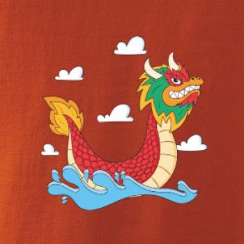 Dračia loď kreslená