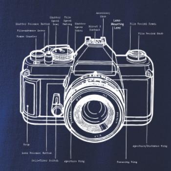 Nákres starý fotoaparát Nákres starý fotoaparát