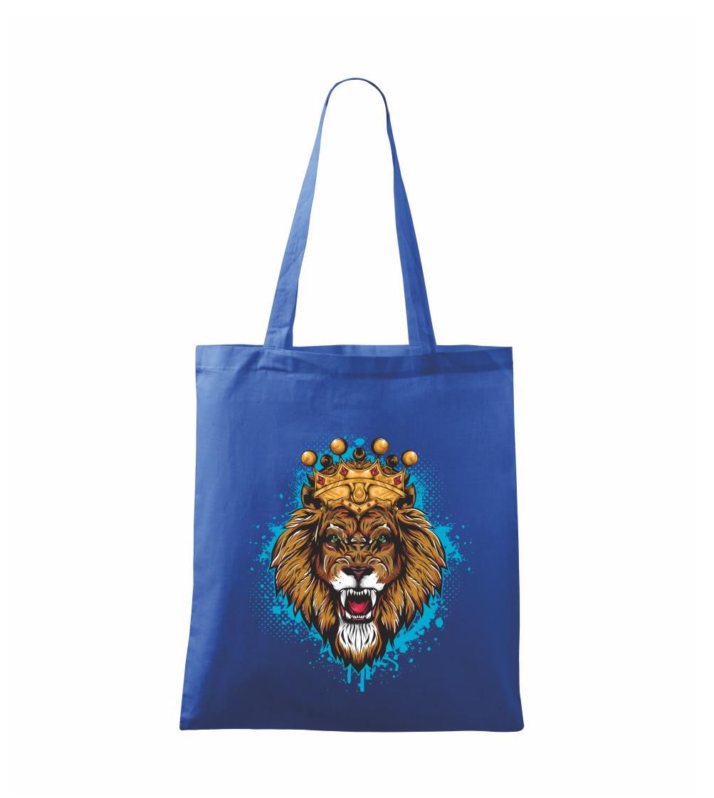 Lev kreslený s korunou