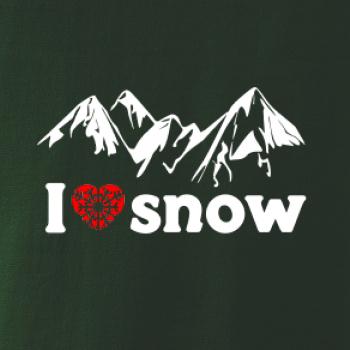 I love snow hory I love snow hory