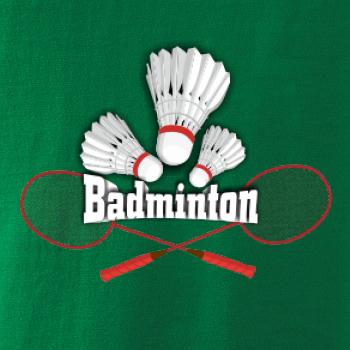 Bedminton - nápis s košíkmi