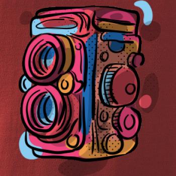 Foťák farebný - dve šošovky