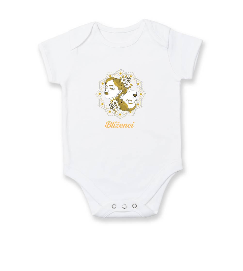 Tričká blíženci - Znamenie ženy - Blíženci SK (Pecka design) - Body dojčenské s krátkym rukávom