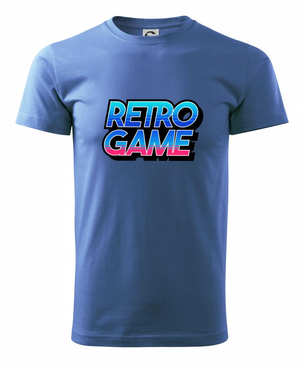 Retro game nápis farebný Retro game nápis farebný
