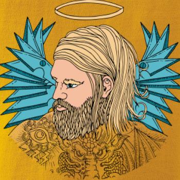 Anjel maľovaný - muž (Pecka design)