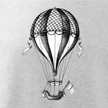 Teplovzdušný balón kreslený