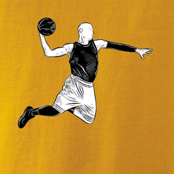Basketbalista vo výskoku
