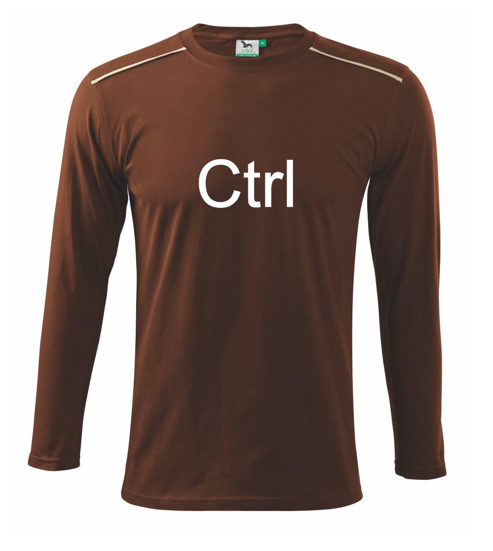 Tričká pre ajťákov - Ctrl - Tričko s dlhým rukávom Long Sleeve