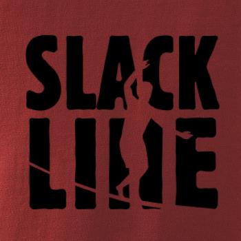 Slackline nápis