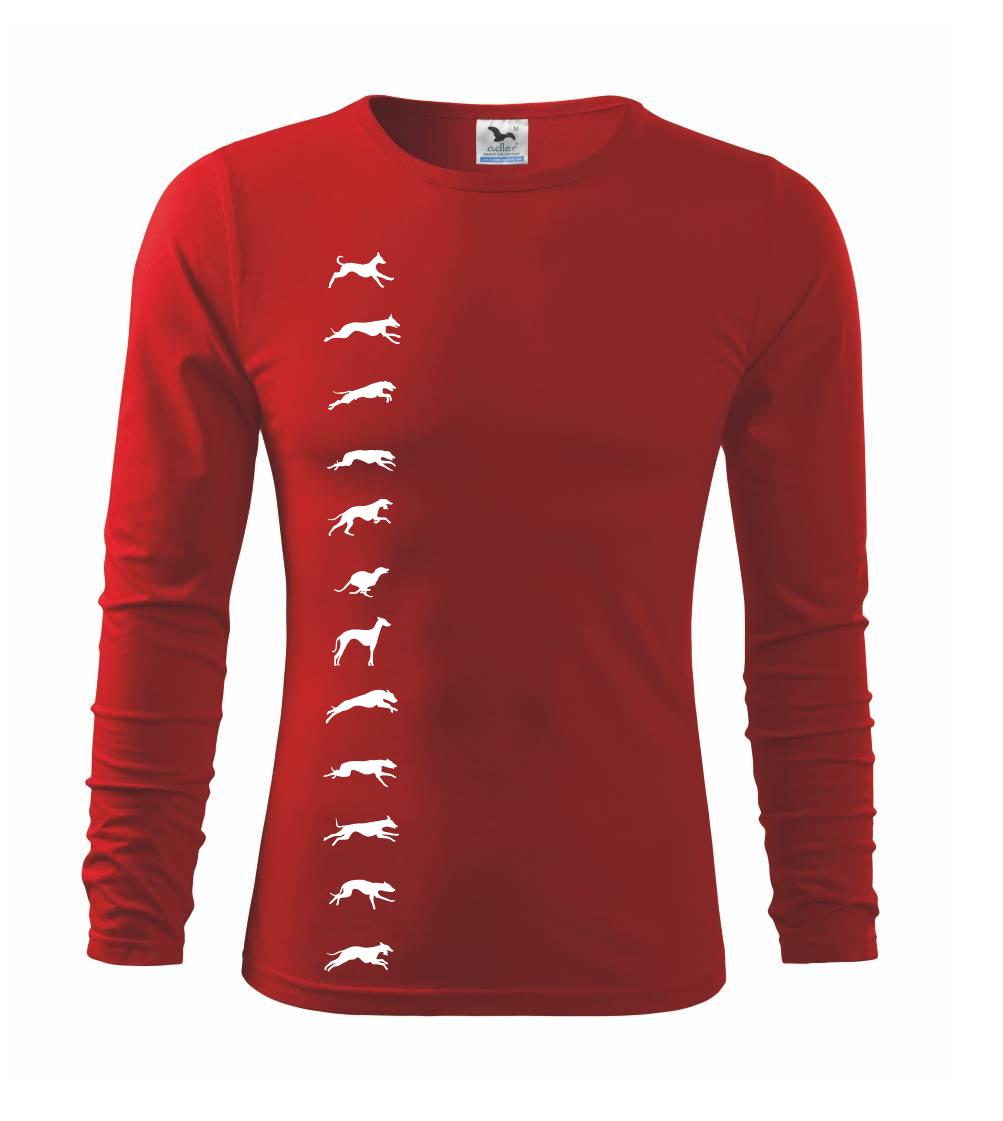 Chrt - Chrt na výšku - Tričko detské Long Sleeve