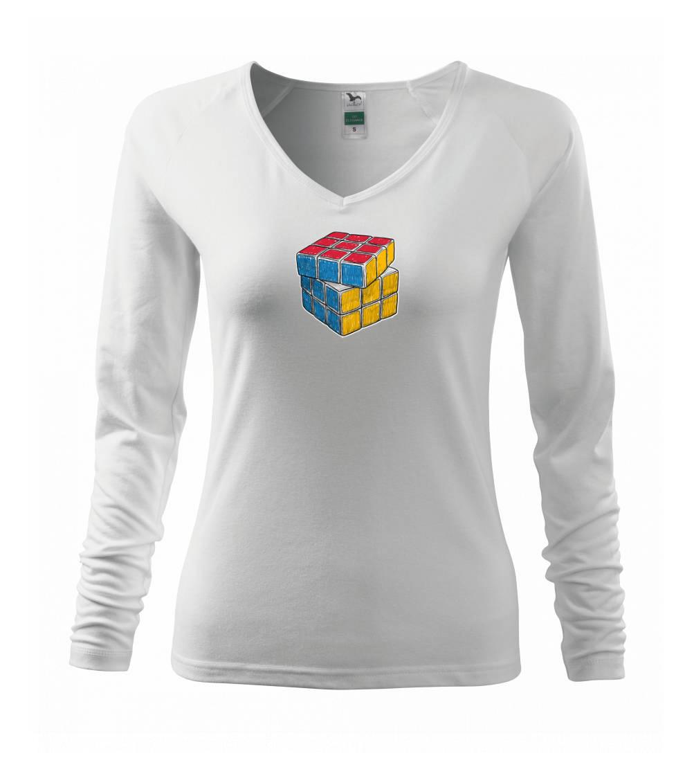 Rubikova kocka kreslená Rubikova kocka kreslená