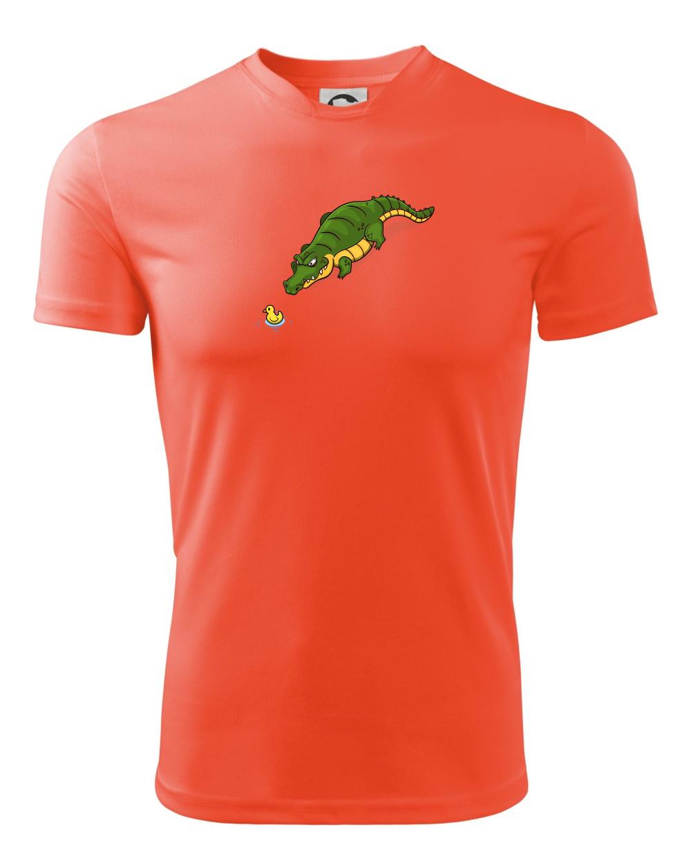Krokodíl zelený s kačičkou