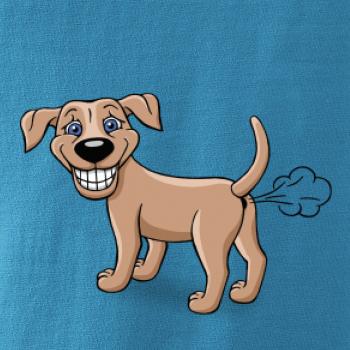 Prdiace pes kreslený (Hana-creative)