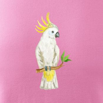 Papagáj Kakadu kreslený Papagáj Kakadu kreslený