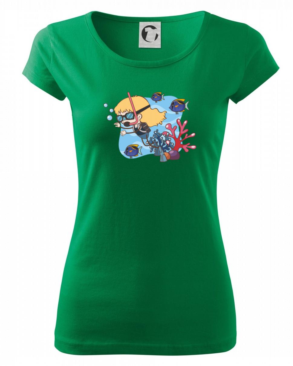 Potápač dievča Potápač dievča