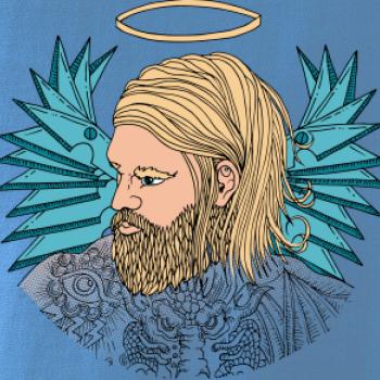 Anjel maľovaný - muž (Pecka design)