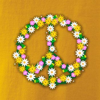 Peace symbol kopretiny