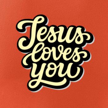 Jesus loves you - psací písmo
