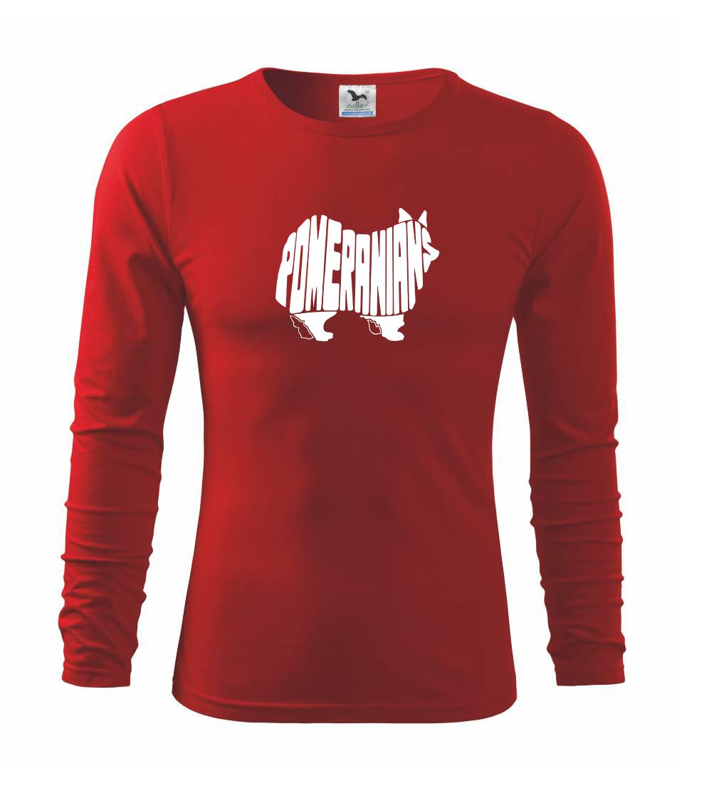 Ostatné psie plemená - Nemecký špic - Tričko detské Long Sleeve