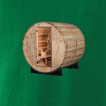 Vonkajšia sauna z boku