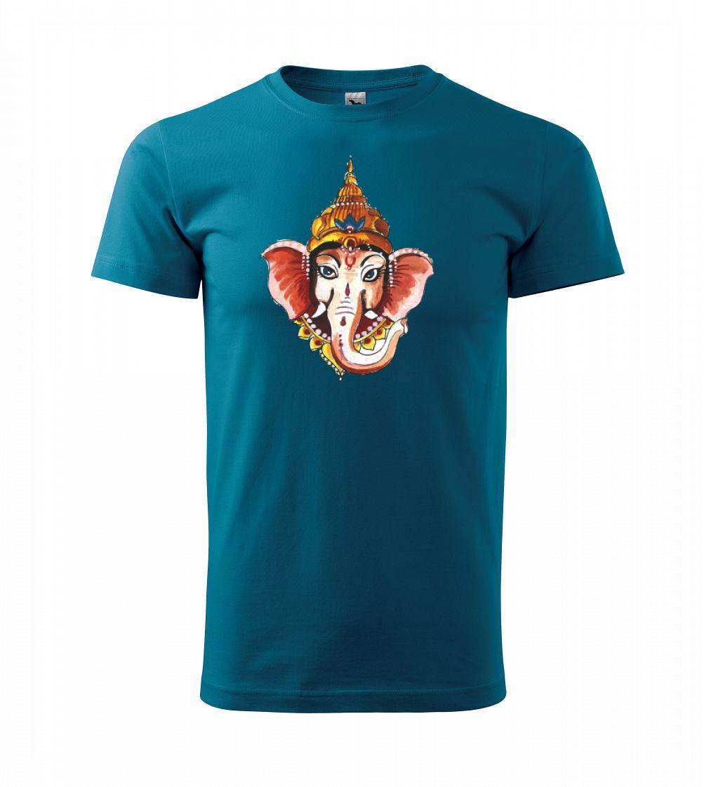 Tričká so zvieratami - Slon Indie - Tričko extra veľké  (5-8XL)