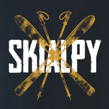 Skialpy nápis lyže Skialpy nápis lyže