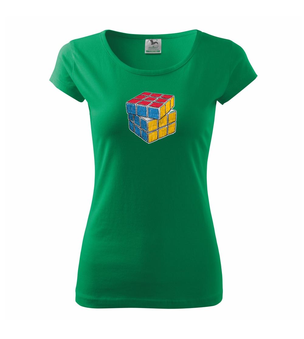 Rubikova kocka kreslená Rubikova kocka kreslená