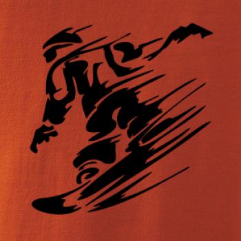 Rychlý snowboardista