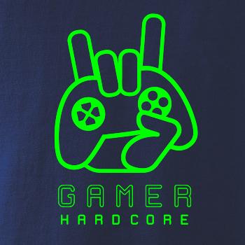 Hardcore gamer - ruka - zelená Hardcore gamer - ruka - zelená